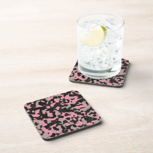 Pink Camo  Coaster