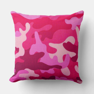 Pink Camo Cushion
