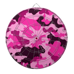 Pink Camo Dartboard