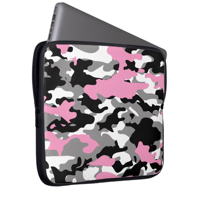 PINK CAMO - Electronics Bag (Front Right)