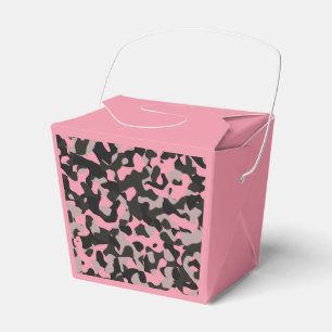 Pink Camo Favour Box