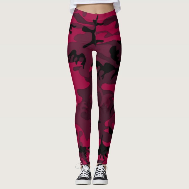 Pink camo leggings (Front)