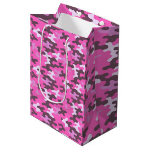 Pink Camo Medium Gift Bag