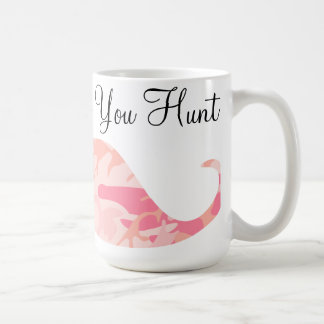 Pink Camo Moustache - I Moustache if You Hunt Mug