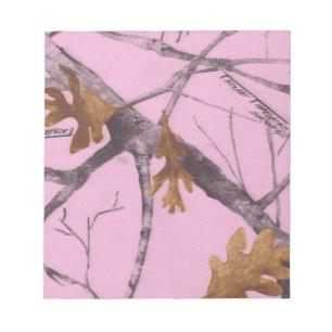 Pink Camo Notepad