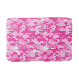 Pink Camo Pattern – Breast Cancer Awareness Bath Mat
