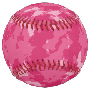 Pink Camo Pattern Softball