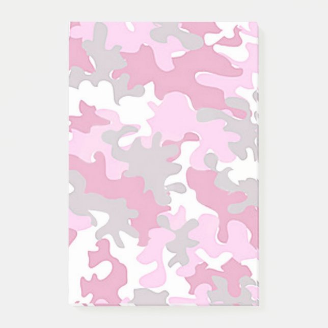 Pink Camo Post-it Notes (Front)