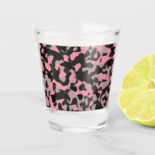 Pink Camo Shot Glass
