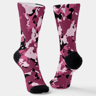 Pink Camo Socks
