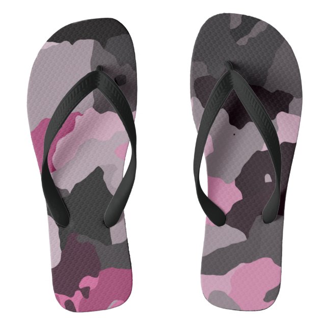 pink camo thongs (Footbed)