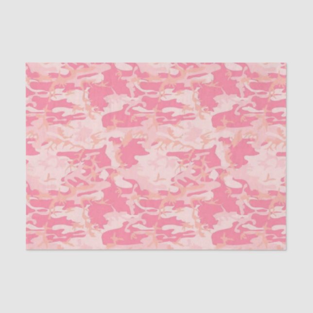 Pink Camo Tissue Paper (Front)