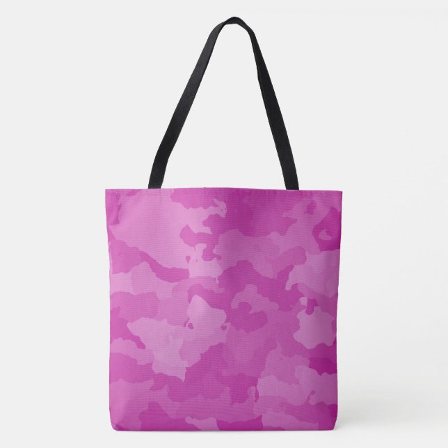 Pink Camo Tote Bag (Front)