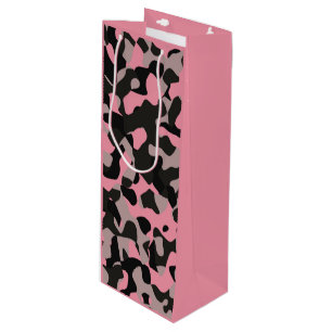 Pink Camo   Wine Gift Bag