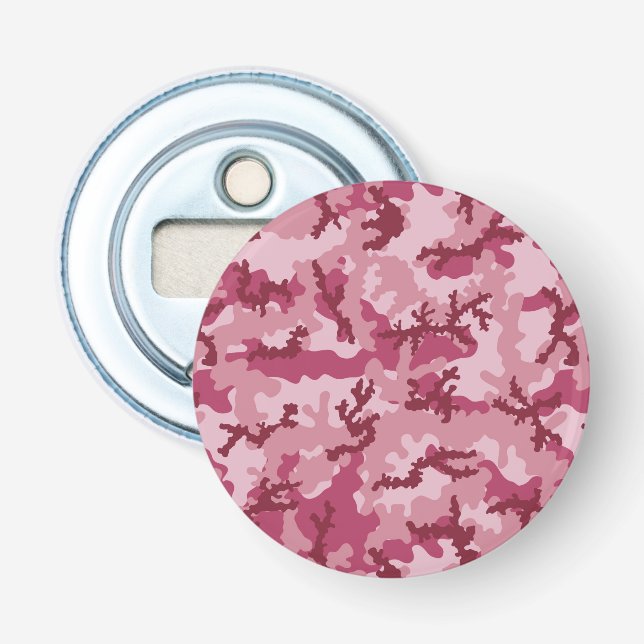 Pink camouflage bottle opener (Front)