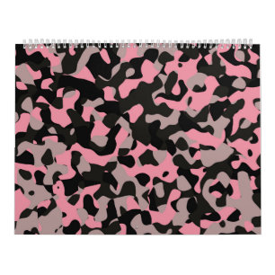 Pink Camouflage Calendar