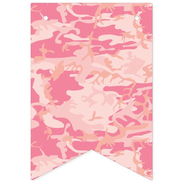 Pink Camouflage. Camo your Bunting (First Flag)