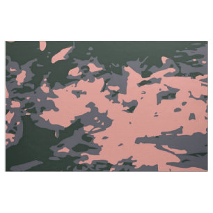 Pink Camouflage Design Fabric