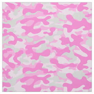 Pink Camouflage Fabric