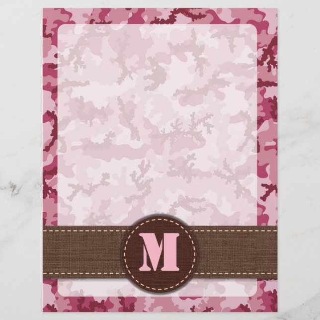Pink camouflage flyer (Front)