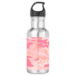 Pink Camouflage, Military, Army 532 Ml Water Bottle