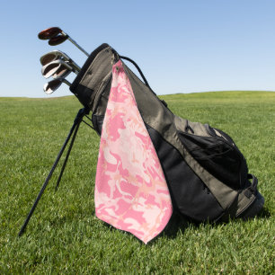 Pink Camouflage, Military, Army Golf Towel