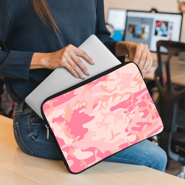 Pink Camouflage, Military, Army Laptop Sleeve (Creator Uploaded)