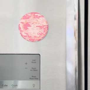 Pink Camouflage, Military, Army Magnet