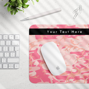 Pink Camouflage, Military, Army Mouse Pad