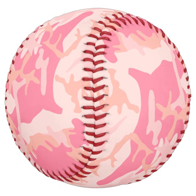 Pink Camouflage, Military, Army Softball (Angled)