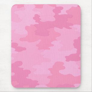Pink Camouflage Mouse Pad