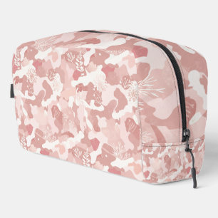 Pink Camouflage Pattern Dopp Kit