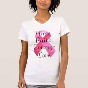 Pink Camouflage Ribbon Faith Shirt