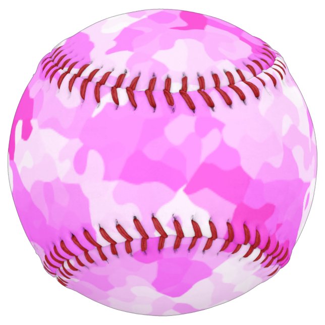 Pink Camouflage Softball (Front)