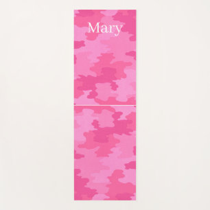 Pink Camouflage Yoga Mat