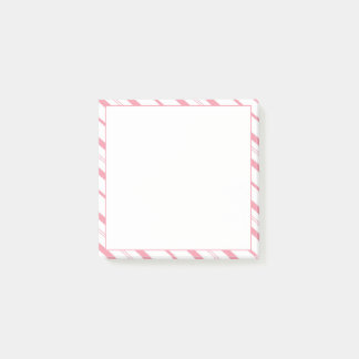 Pink Candy Cane Post-it Notes