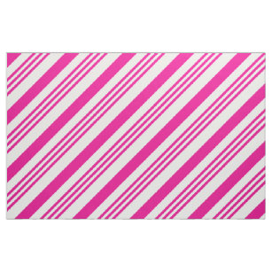 Pink Candy Cane Stripes Style 1 Fabric