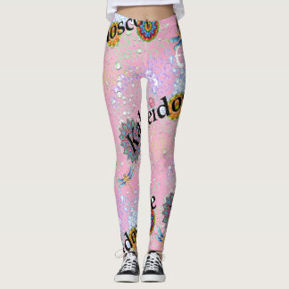 Pink Candy Floss Steampunk Leggings
