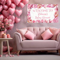 Pink Candy Frame Girl Baby Shower