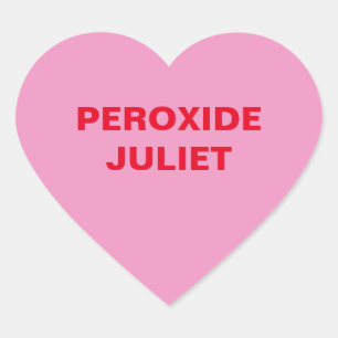 Pink Candy Heart Sticker