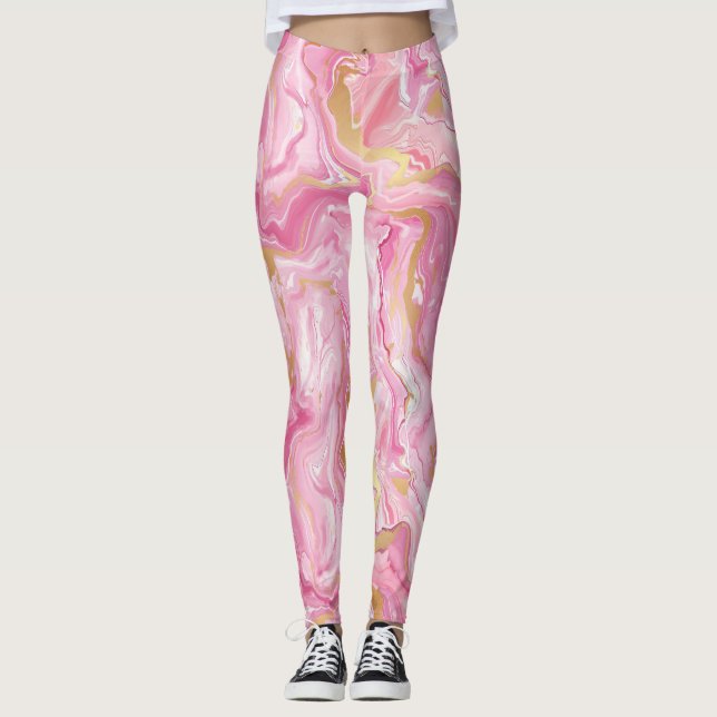 pink CANDY Leggings (Front)