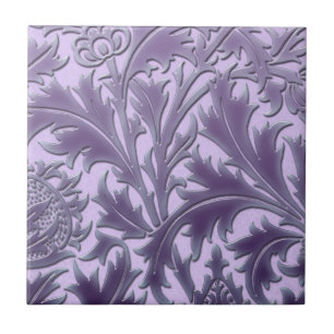 Pink Candy Thistle Tile