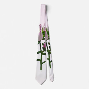 Pink Canterbury Bells Tie