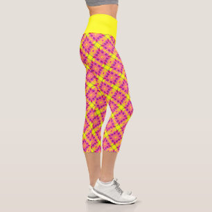 pink  capri leggings