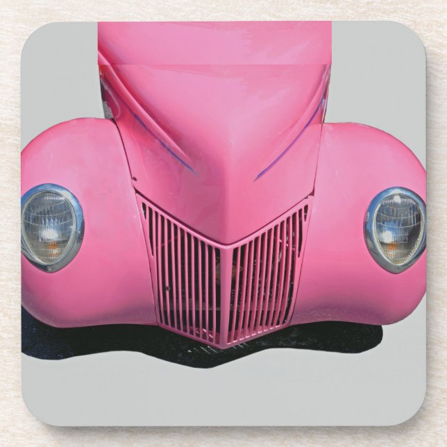 Pink Car Coaster (Front)