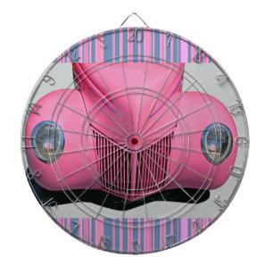 Pink Car Dartboard