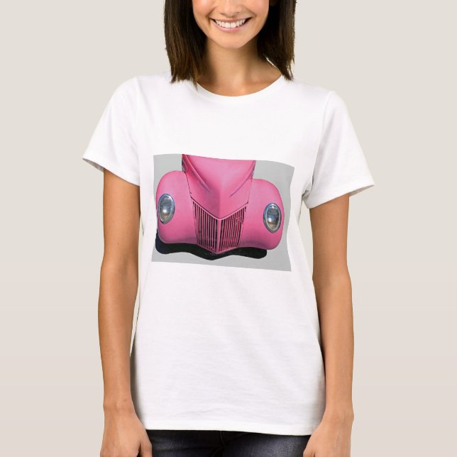 Pink Car T-Shirt (Front)