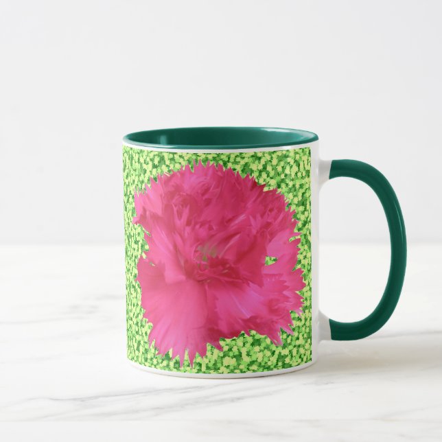 Pink Carnation Mug (Right)