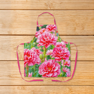 Pink Carnations Apron