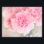 Pink Carnations Photo Print<br><div class="desc">Pretty pink carnations close up photography.</div>